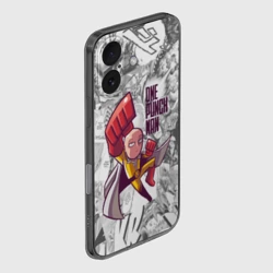 Чехол для iPhone 16 силиконовый с защитой камеры Saitama - фото 2