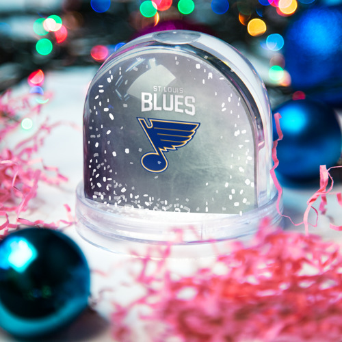 Игрушка Снежный шар St. Louis Blues logo - фото 3