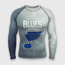 Мужской рашгард 3D St. Louis Blues logo