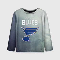 Детский лонгслив 3D St. Louis Blues logo