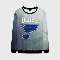 Мужской свитшот 3D St. Louis Blues logo