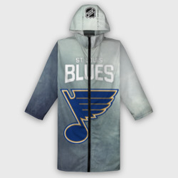 Мужской дождевик 3D St. Louis Blues logo