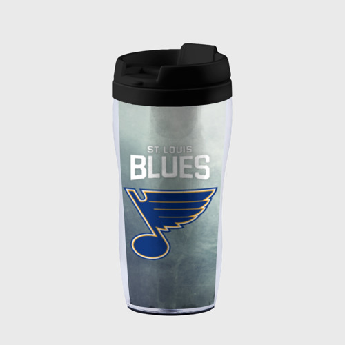 Термокружка-непроливайка St. Louis Blues logo, цвет черный