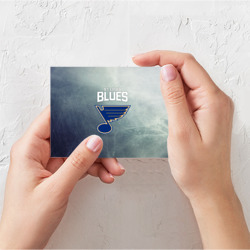 Поздравительная открытка St. Louis Blues logo - фото 2