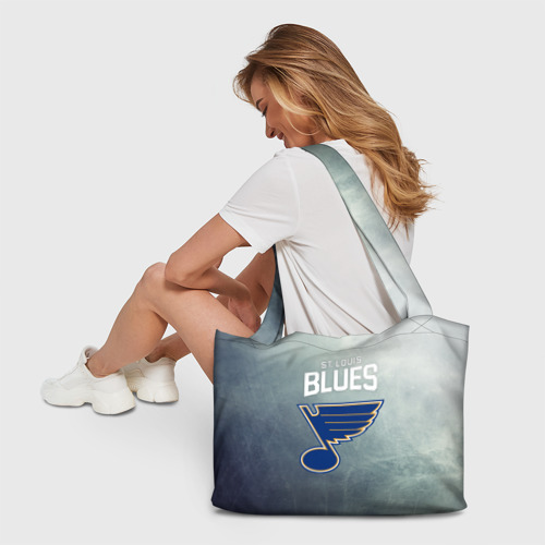 Пляжная сумка 3D St. Louis Blues logo - фото 6