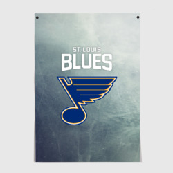Постер St. Louis Blues logo