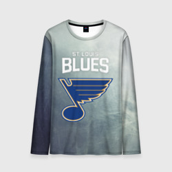 Мужской лонгслив 3D St. Louis Blues logo