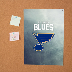 Постер St. Louis Blues logo - фото 2