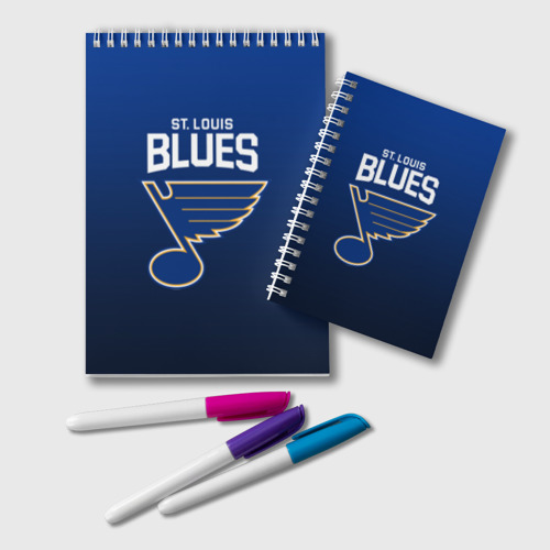 Блокнот St. Louis Blues, цвет белый