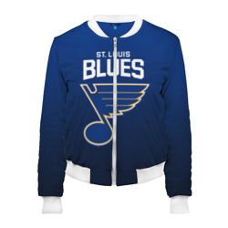 Женский бомбер 3D St. Louis Blues