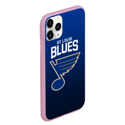 Чехол для iPhone 11 Pro Max матовый St. Louis Blues - фото 2