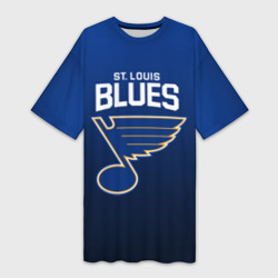 Платье-футболка 3D St. Louis Blues