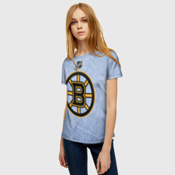 Женская футболка 3D Boston Bruins - фото 2