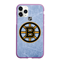 Чехол для iPhone 11 Pro Max матовый Boston Bruins