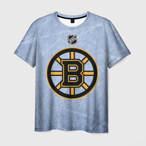 Мужская футболка с принтом Boston Bruins, вид спереди №1