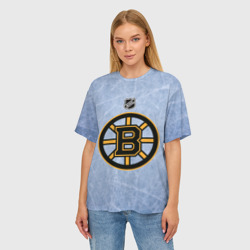 Женская футболка oversize 3D Boston Bruins - фото 2