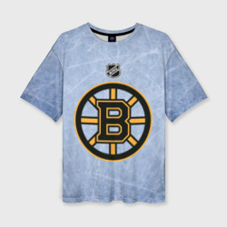 Женская футболка oversize 3D Boston Bruins