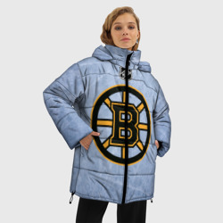 Женская зимняя куртка Oversize Boston Bruins - фото 2