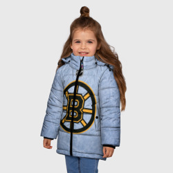 Зимняя куртка для девочек 3D Boston Bruins - фото 2