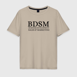 Мужская футболка хлопок Oversize BDSM