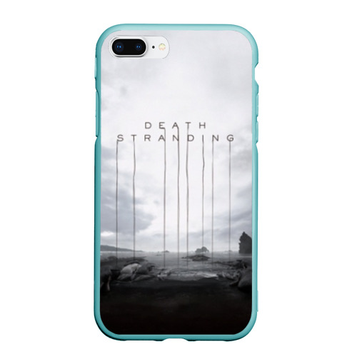 Чехол для iPhone 7Plus/8 Plus матовый Death Stranding, цвет мятный