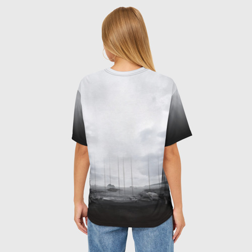 Женская футболка oversize 3D Death Stranding, цвет 3D печать - фото 4