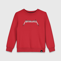 Детский свитшот хлопок Metallica metal logo