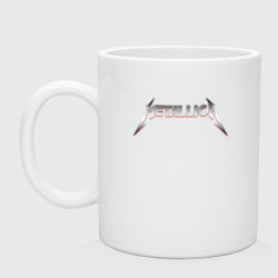 Кружка керамическая Metallica metal logo