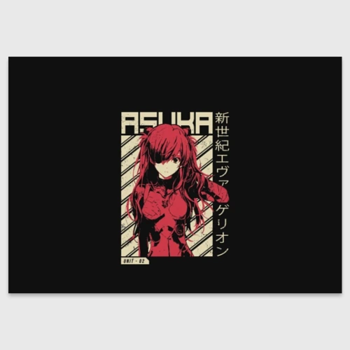 Поздравительная открытка Evangelion Asuka