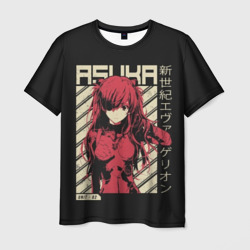 Мужская футболка 3D Evangelion Asuka