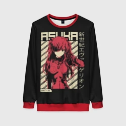Женский свитшот 3D Evangelion Asuka