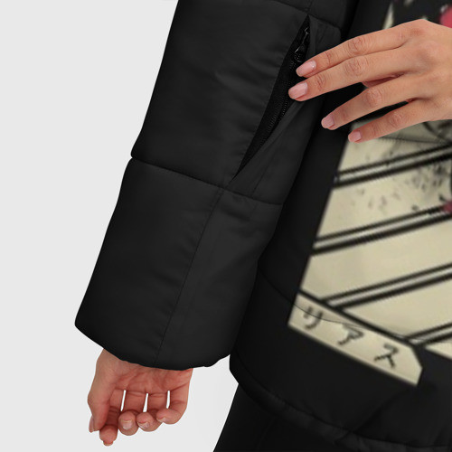 Женская зимняя куртка Oversize Риас Гремори, цвет светло-серый - фото 6