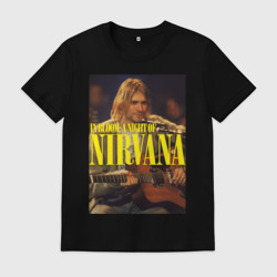 Мужская футболка хлопок Kurt Cobain In Bloom