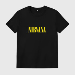 Мужская футболка хлопок Nirvana Нирвана Логотип