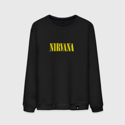 Мужской свитшот хлопок Nirvana Нирвана Логотип