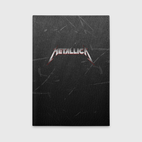 Обложка для автодокументов Metallica, цвет зеленый