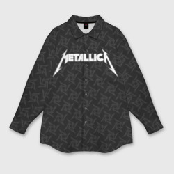 Мужская рубашка oversize 3D Metallica