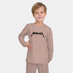 Детская пижама с лонгсливом хлопок Metallica на спине - фото 2