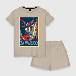 Женская пижама с шортиками хлопок Дио Брандо