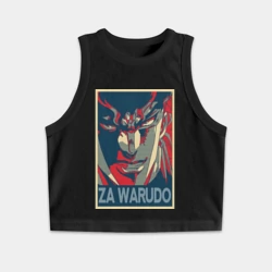 Женская укороченная майка-топ хлопок Дио Брандо