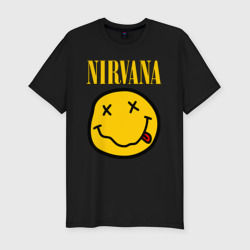 Мужская футболка хлопок Slim Nirvana