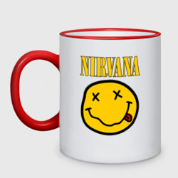 Кружка двухцветная Nirvana