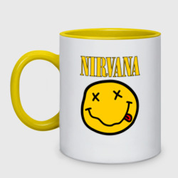 Кружка двухцветная Nirvana