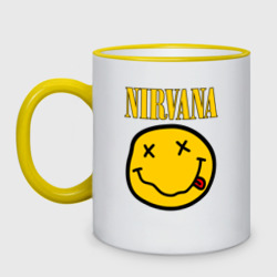 Кружка двухцветная Nirvana