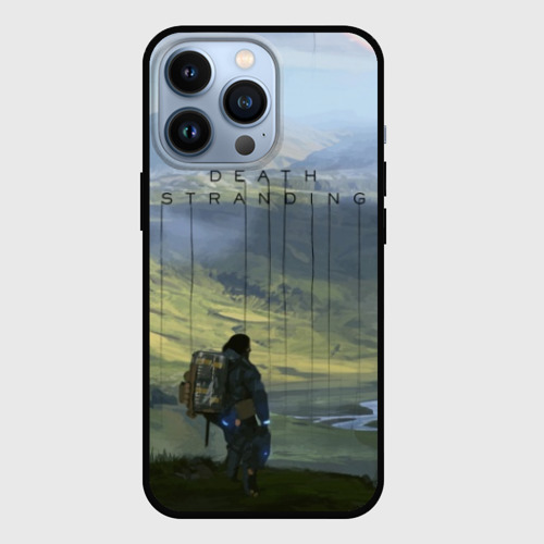 Чехол для iPhone 13 Pro Death Stranding - Сэм, цвет черный