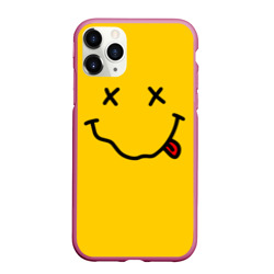 Чехол для iPhone 11 Pro Max матовый Nirvana smile