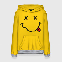 Женская толстовка 3D Nirvana smile