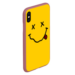 Чехол для iPhone XS Max матовый Nirvana smile - фото 2