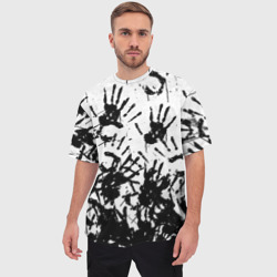 Мужская футболка oversize 3D Отпечатки - Death Stranding - фото 2