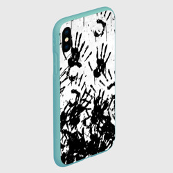 Чехол для iPhone XS Max матовый Отпечатки - Death Stranding - фото 2